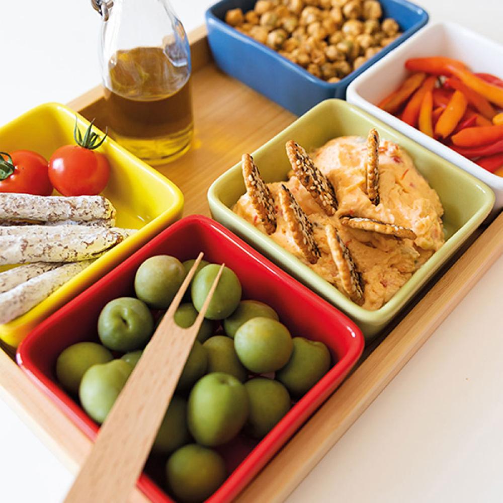 Trendform Schalenset Mit Holztablett 7er Set