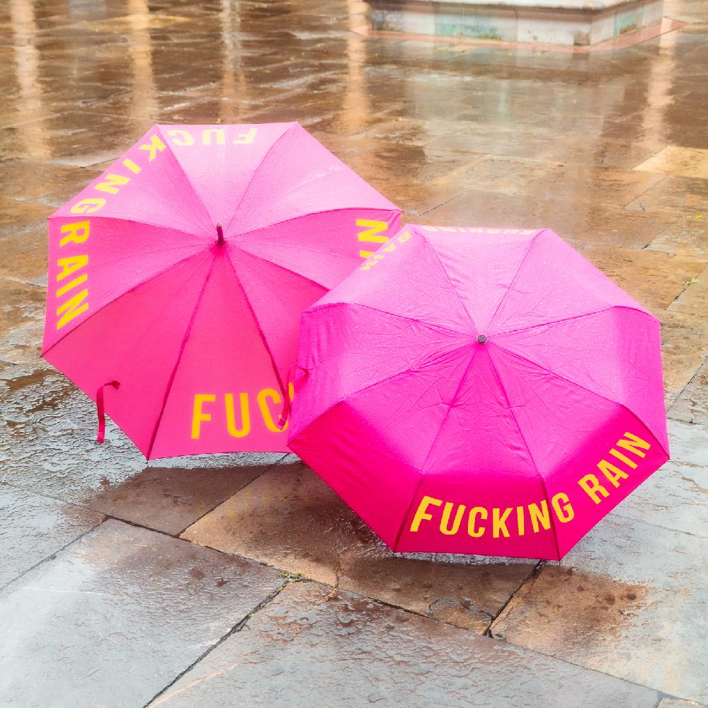 Trendform Schirm Fucking Rain Pink