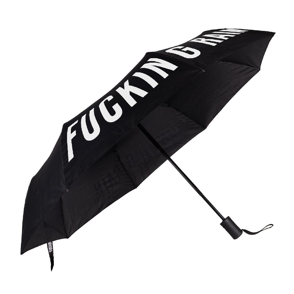 trendform Schirm Fucking rain schwarz