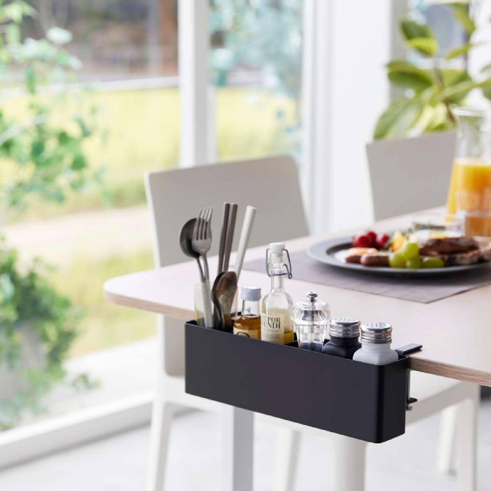 Trendform Schmaler Tisch-Klemm-Korb TOWER Schwarz