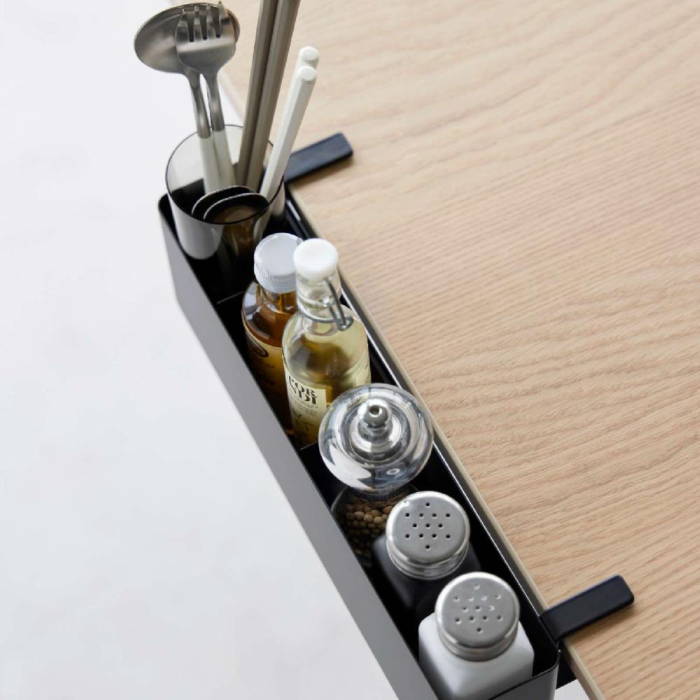 Trendform Schmaler Tisch-Klemm-Korb TOWER Schwarz