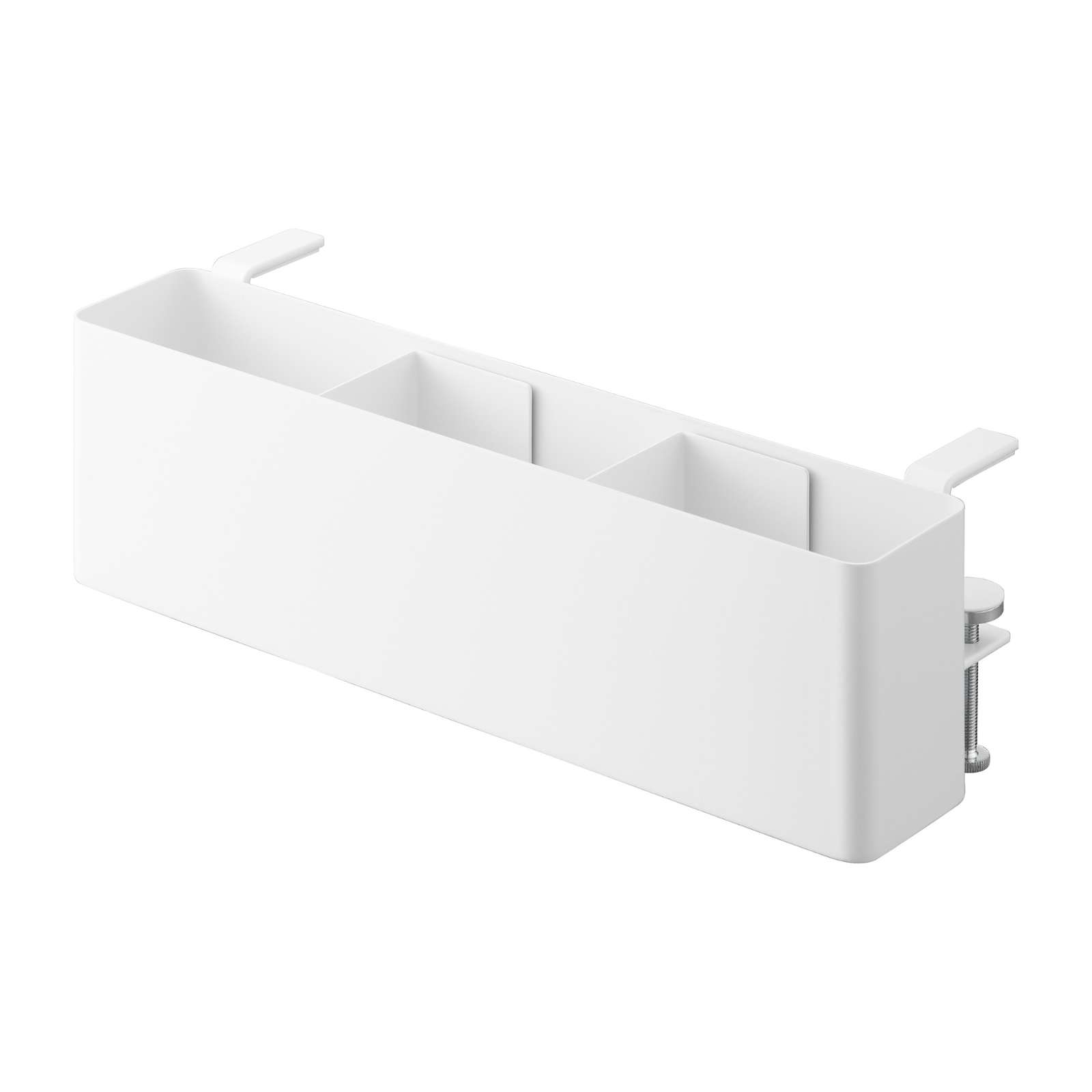 trendform Schmaler Tisch-Klemm-Korb TOWER weiss