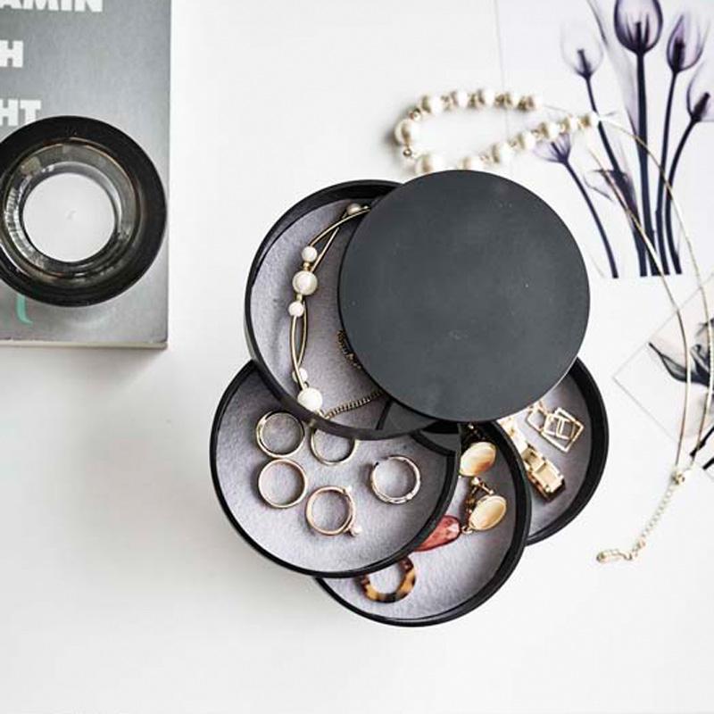 Trendform Schmuckhalter TOWER 4-teilig Schwarz