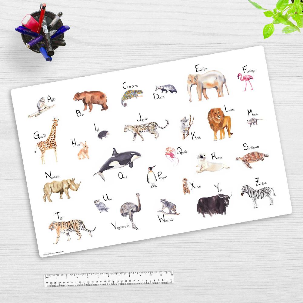 Trendform Schreibunterlage TIERE ABC