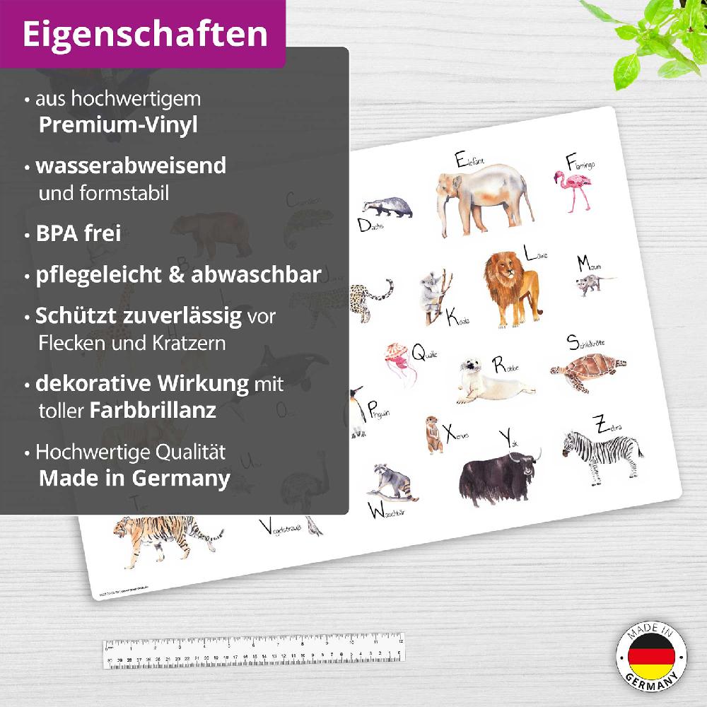 Trendform Schreibunterlage TIERE ABC