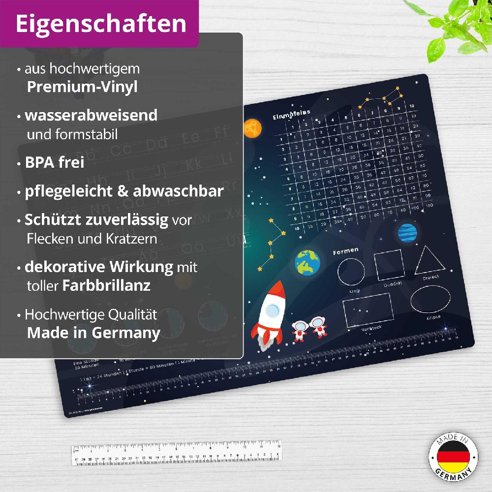 Trendform Schreibunterlage WELTRAUM ABC + Einmaleins