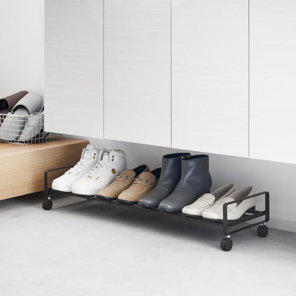 Trendform Schuhregal TOWER Mit Rollen Schwarz