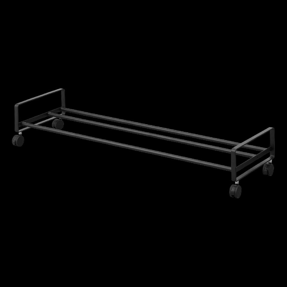 trendform Schuhregal TOWER mit Rollen schwarz