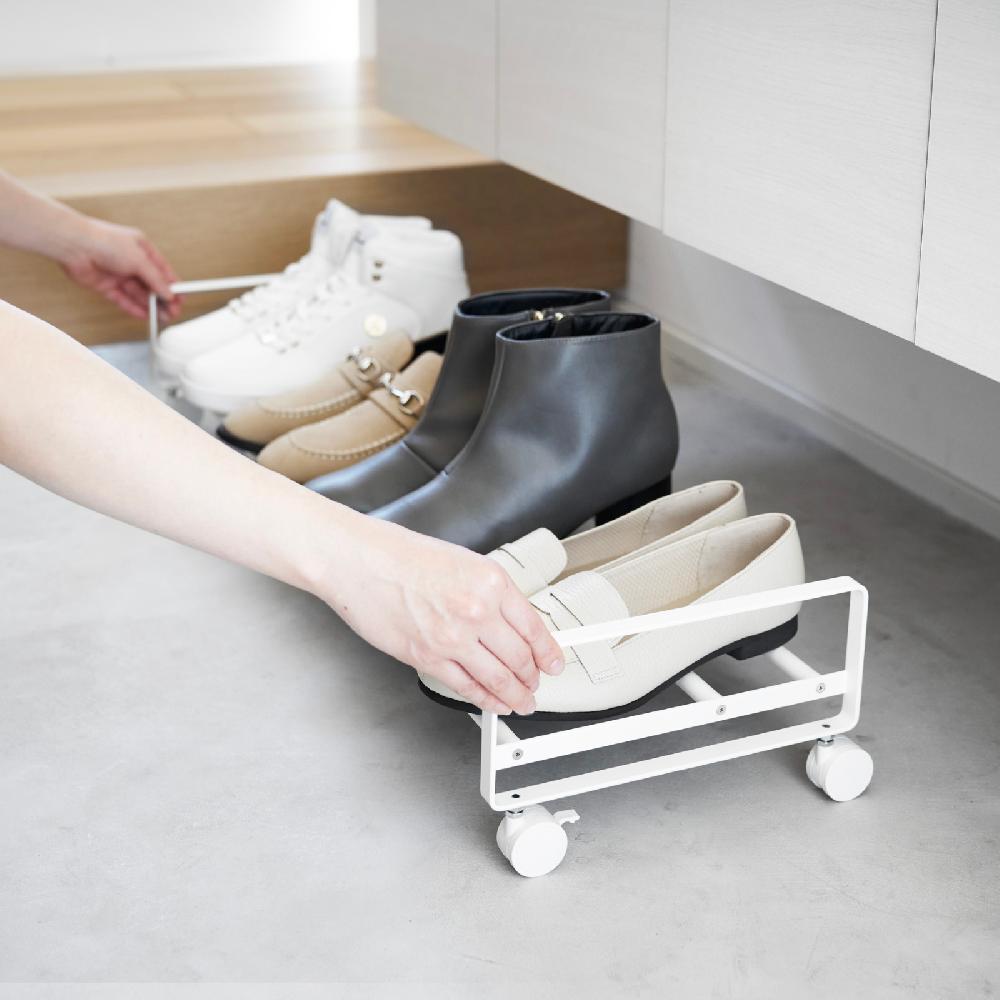 Trendform Schuhregal TOWER Mit Rollen Weiss