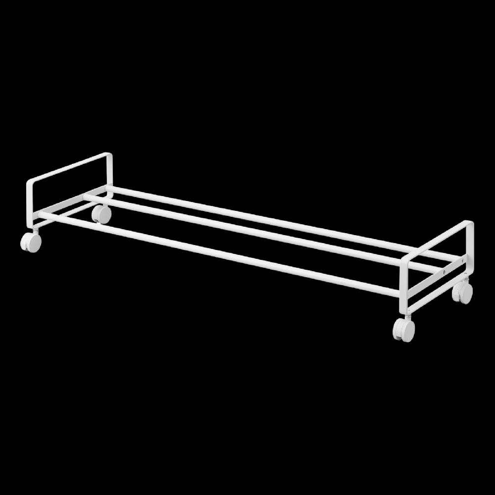 trendform Schuhregal TOWER mit Rollen weiss