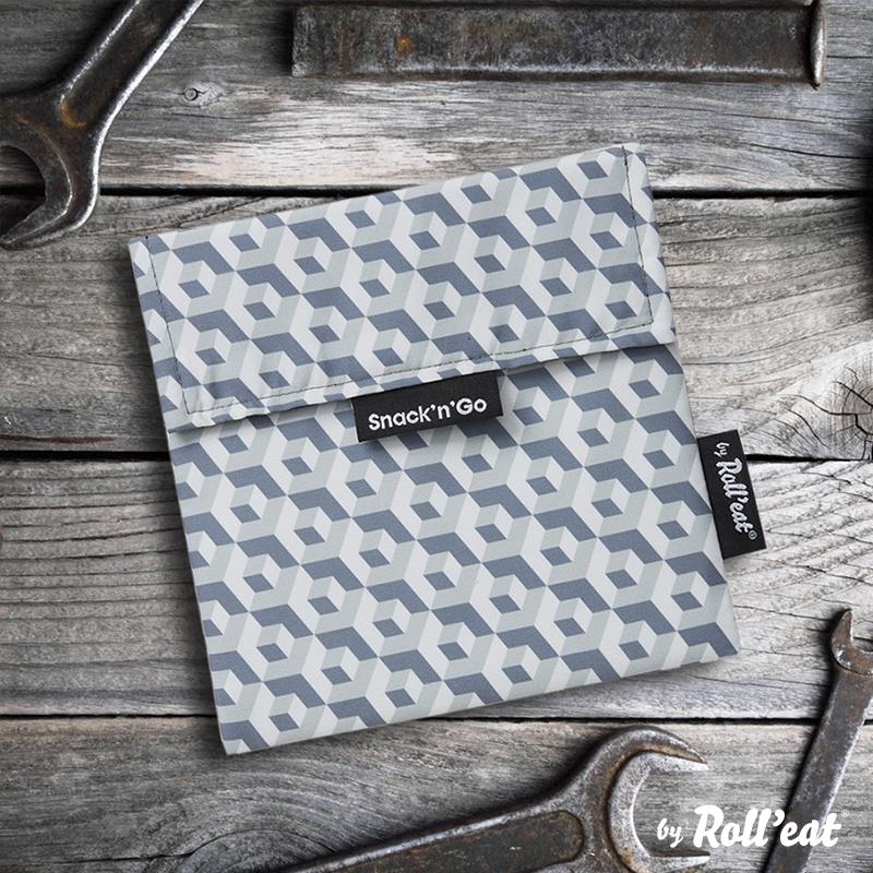 Trendform Snack'n'Go Lunch Bag Tiles Black