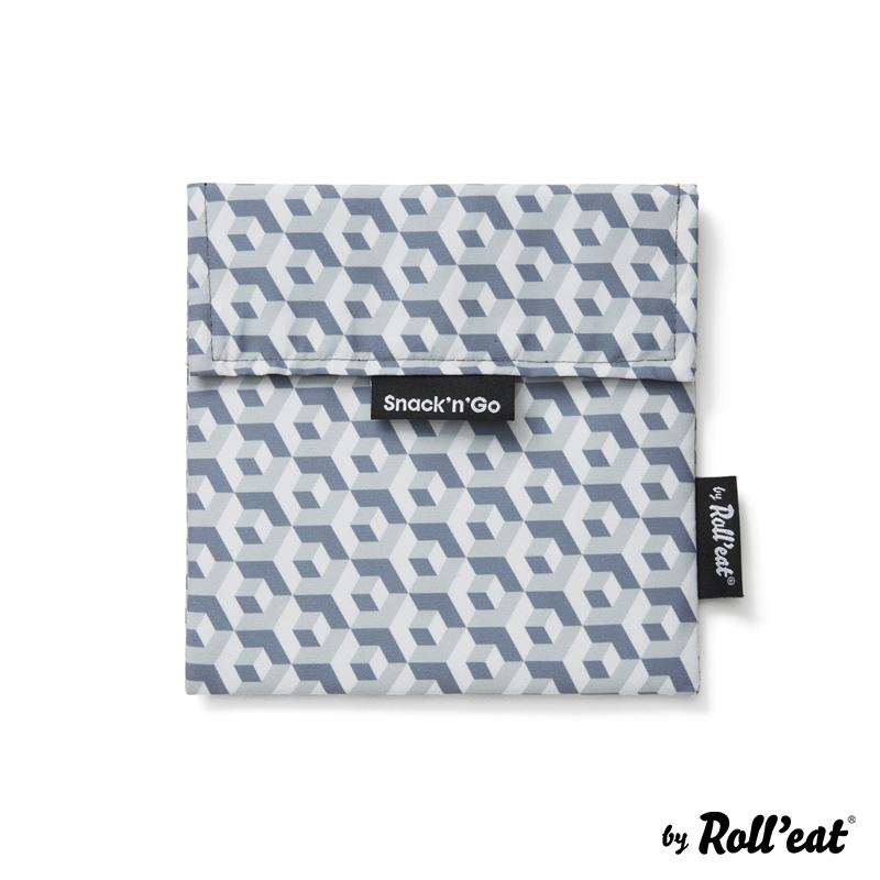 trendform Snack'n'Go Lunch Bag Tiles Black