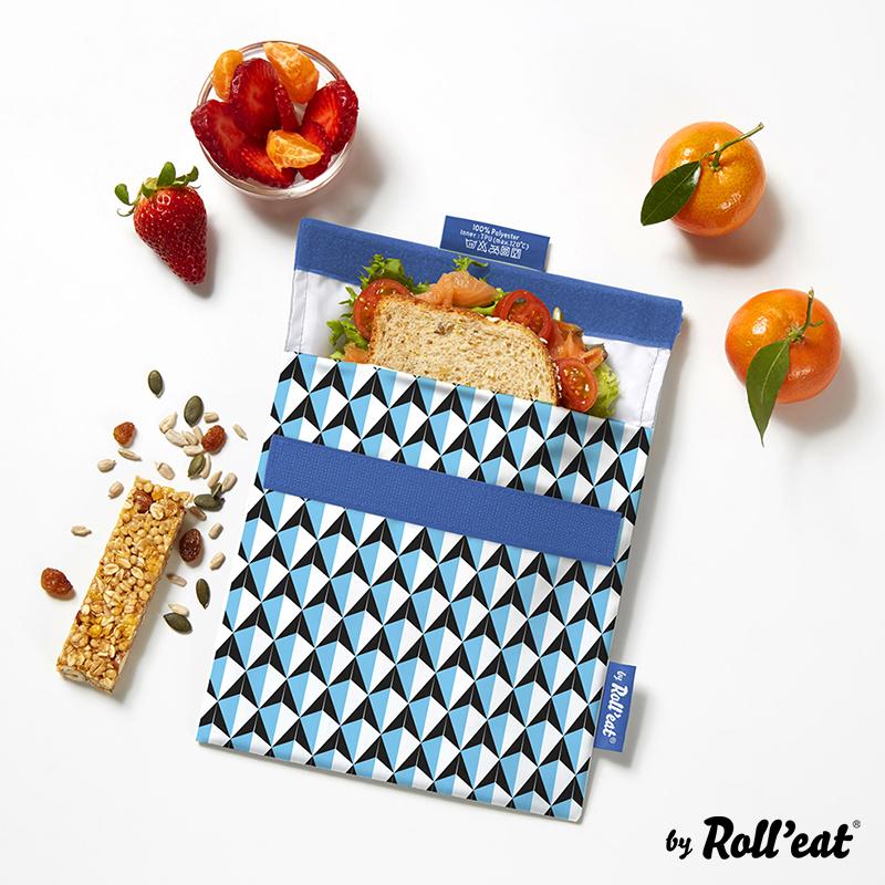 Trendform Snack'n'Go Lunch Bag Tiles Blue
