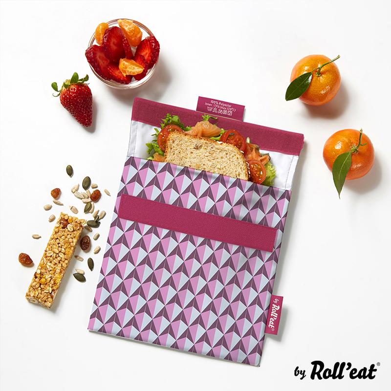 Trendform Snack'n'Go Lunch Bag Tiles Pink