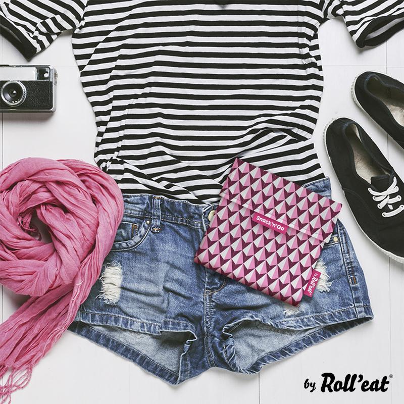 Trendform Snack'n'Go Lunch Bag Tiles Pink