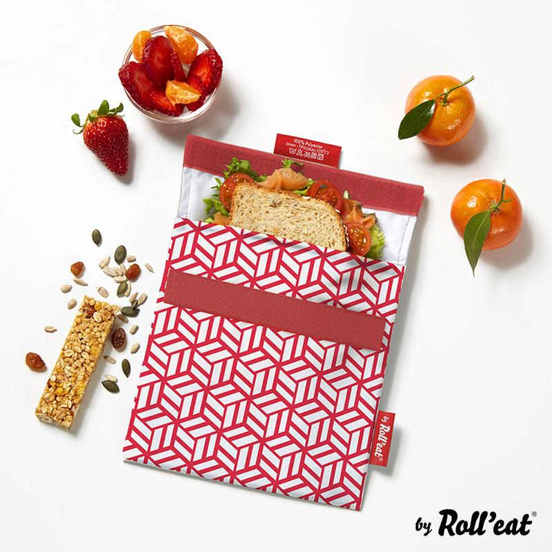 Trendform Snack'n'Go Lunch Bag Tiles Red