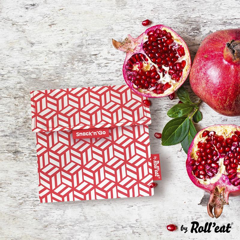 Trendform Snack'n'Go Lunch Bag Tiles Red