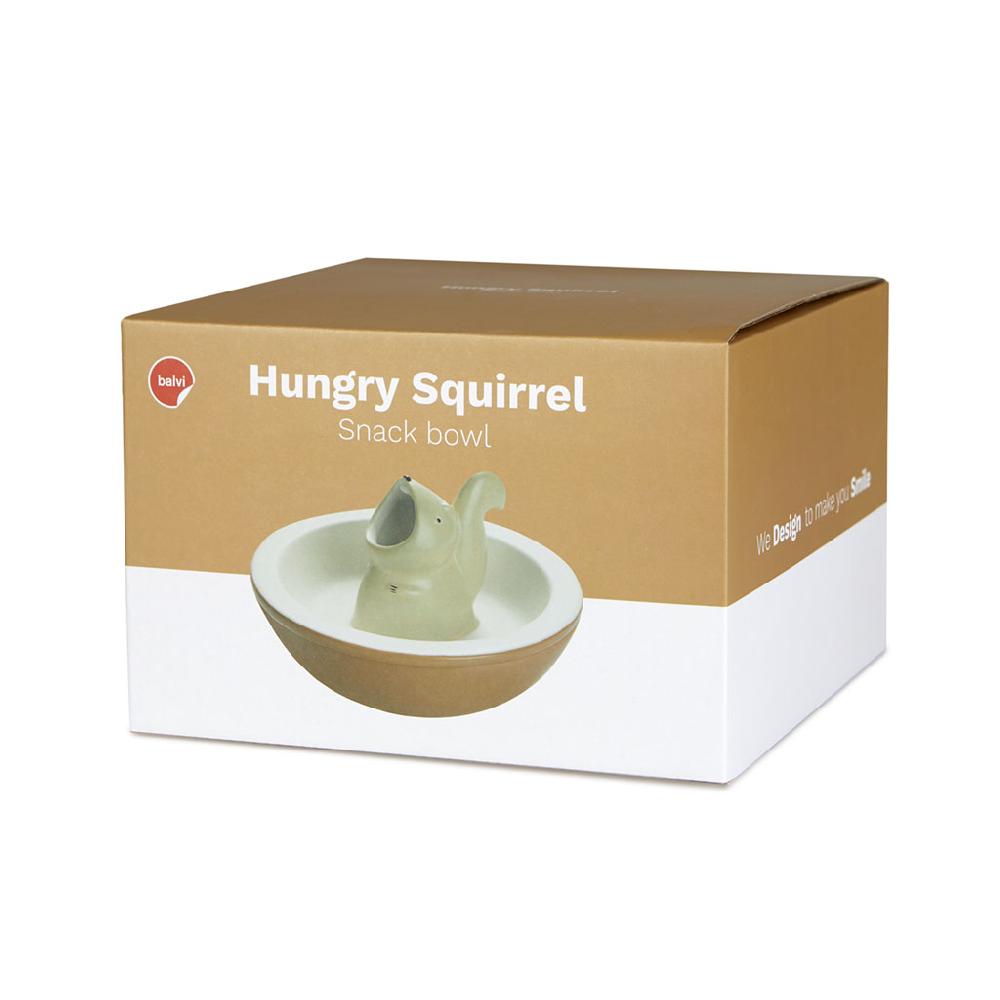 Trendform Snack-Schale HUNGRY SQUIRREL Braun