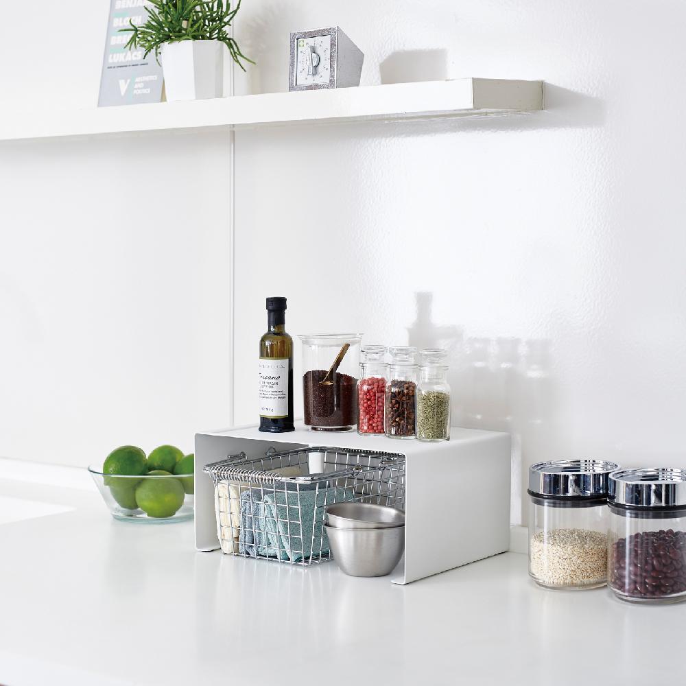 Trendform Stapelbares Küchenregal TOWER Weiss