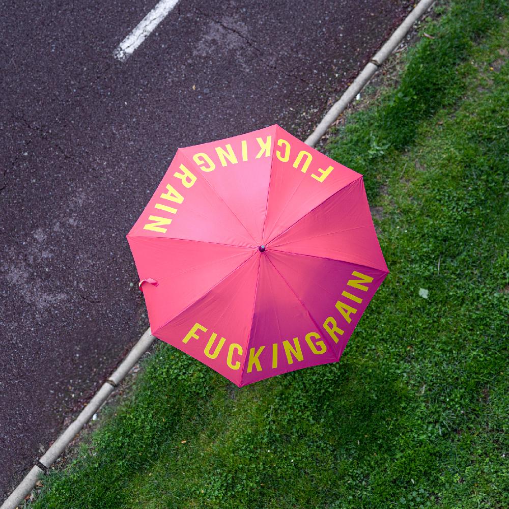 Trendform Stockschirm Fucking Rain Pink