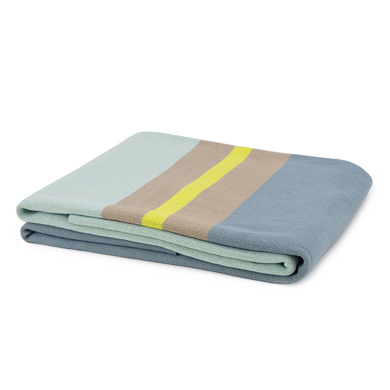 Trendform Strick Baumwolldecke Menta