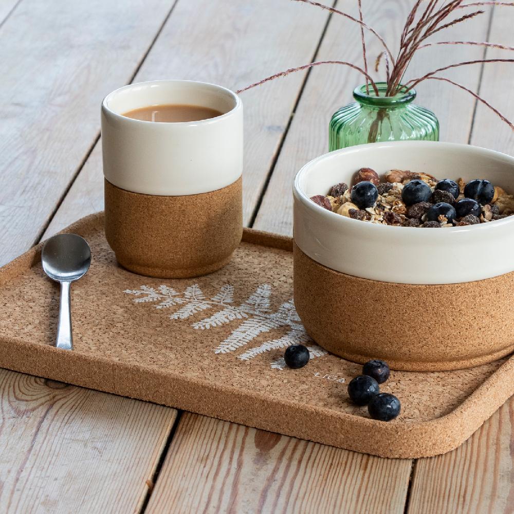 Trendform Tablett CORK FERN 30x20 Cm