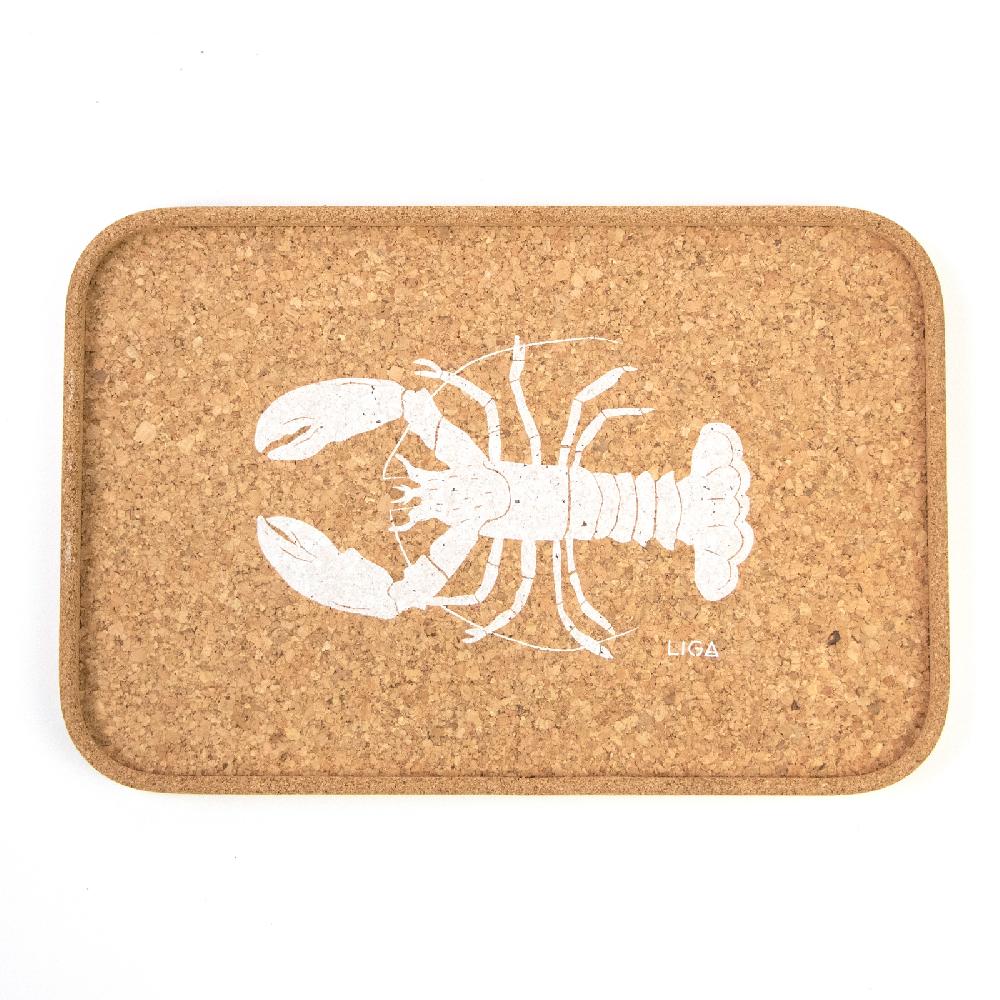 trendform Tablett CORK LOBSTER 30x20 cm