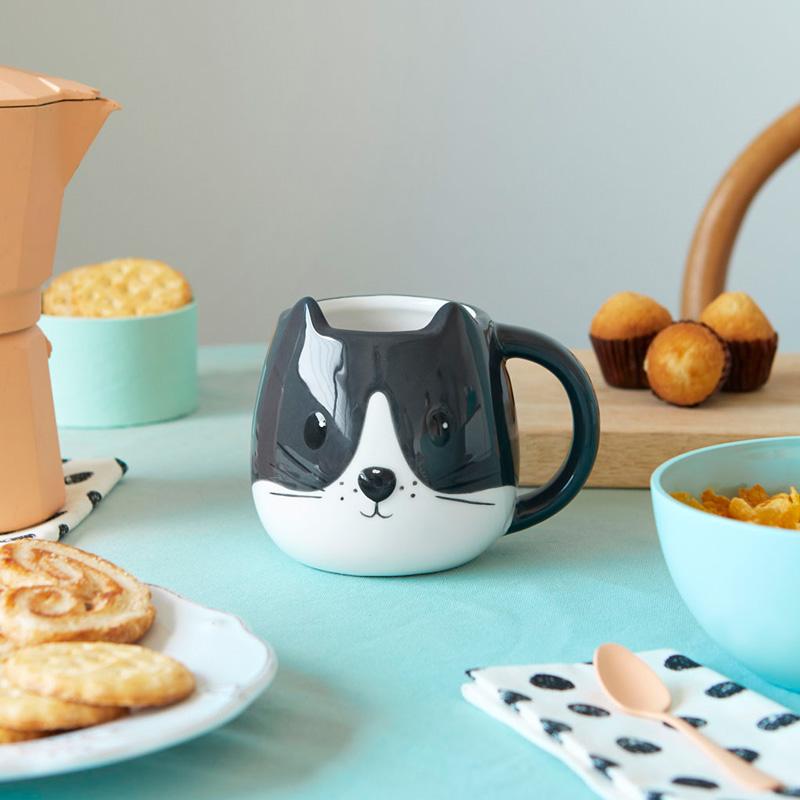 Trendform Tasse KITTY Schwarz/weiss