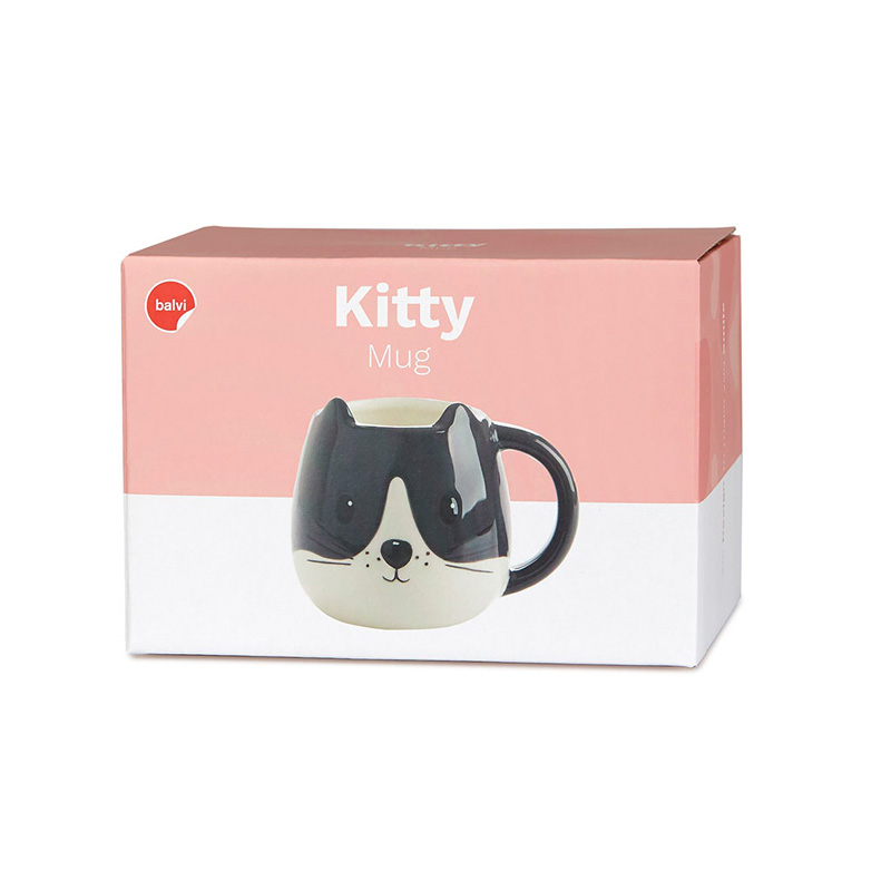 Trendform Tasse KITTY Schwarz/weiss