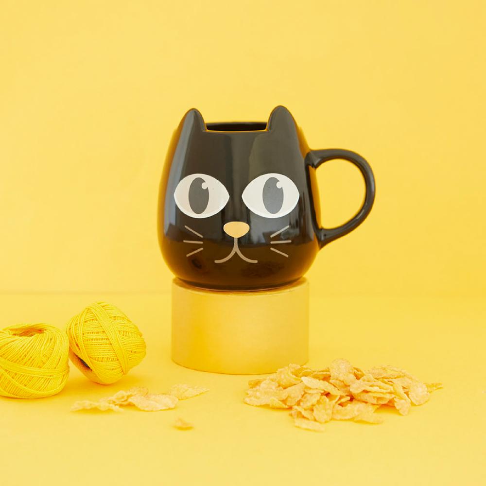 Trendform Tasse WAKE CAT Schwarz