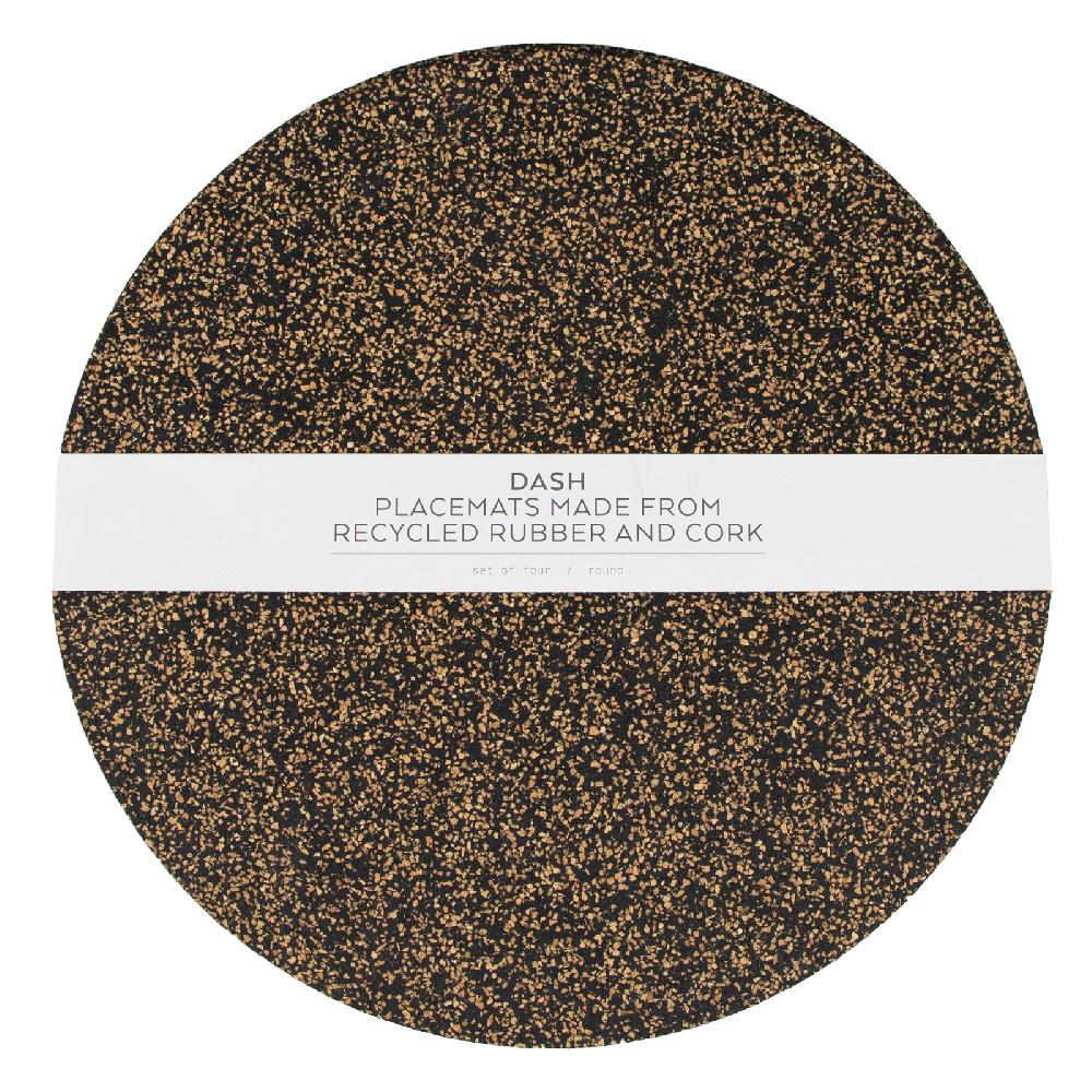 Trendform Tischset DASH CORK ROUND 4er Set Ø38cm