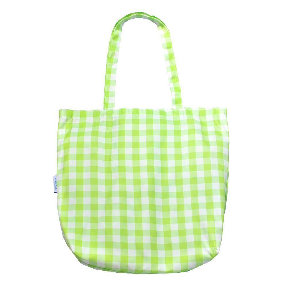 trendform Tote Bag Lime Green Gingham