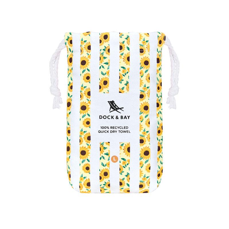 Trendform Towel FLOWER POWER L Sunny Sunflower