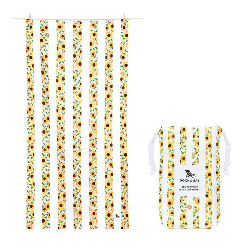 Trendform Towel FLOWER POWER L Sunny Sunflower