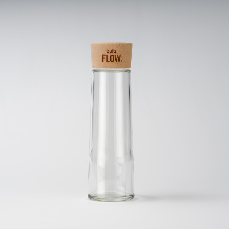 Trendform Trinkflasche BULB FLOW Glas 540 Ml