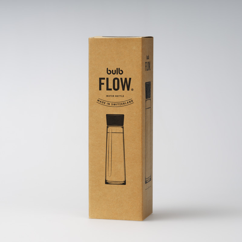 Trendform Trinkflasche BULB FLOW Glas 540 Ml