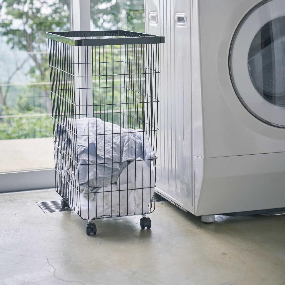 Trendform Wäschekorb Mit Rollen TOWER Schwarz