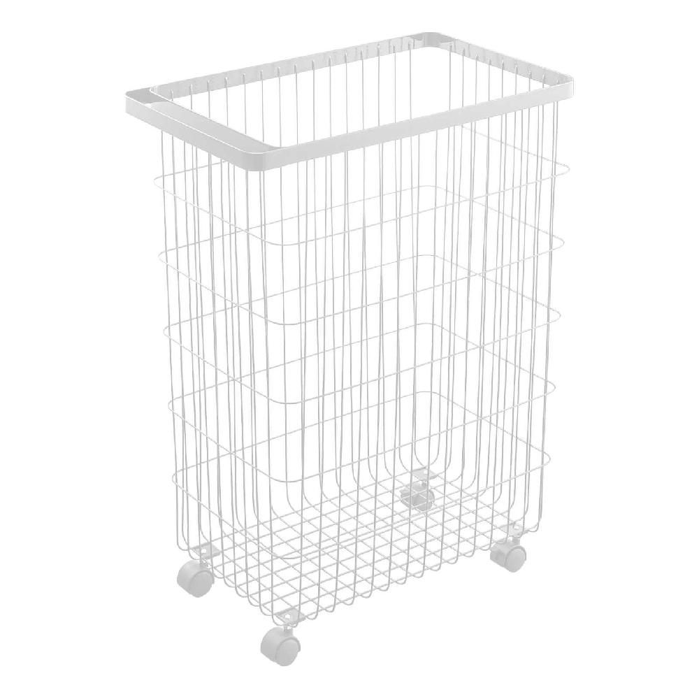 trendform Wäschekorb mit Rollen TOWER weiss