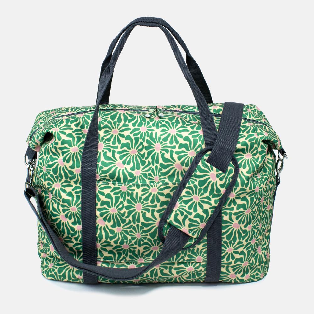 Trendform Weekender Abstract Flowers - Green+Pink