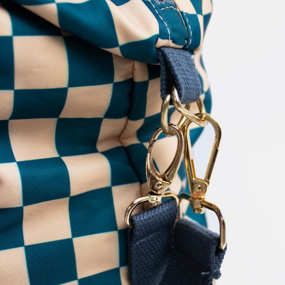 Trendform Weekender Checkerb. Teal & Biege