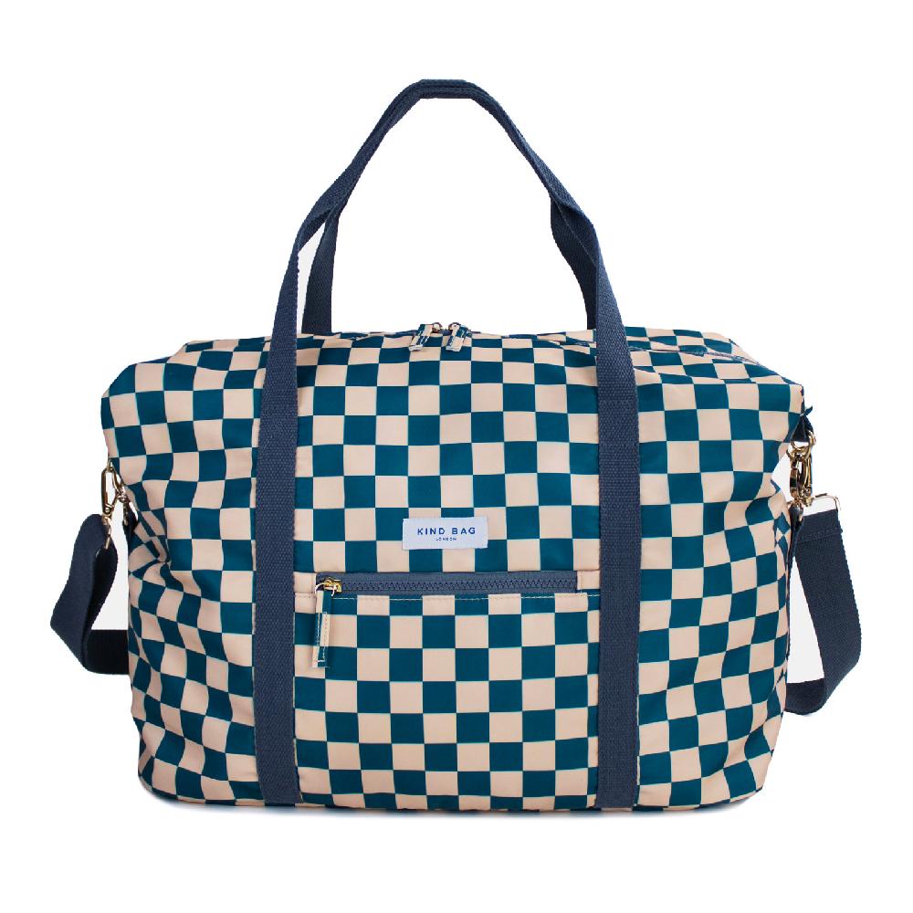 trendform Weekender Checkerb. Teal & Biege