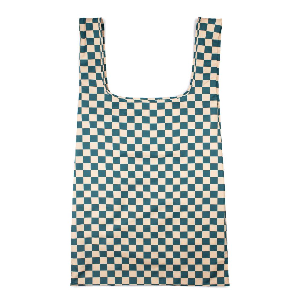 trendform XL Bag Checkerb. Teal & Beige