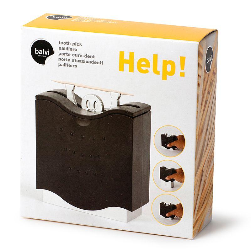 Trendform Zahnstocherhalter PICK A BOO Schwarz