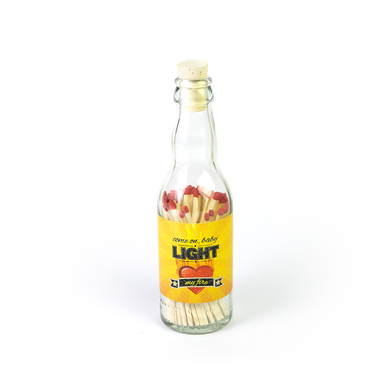 Trendform Zündhölzer In Glasflasche LIGHT MY FIRE