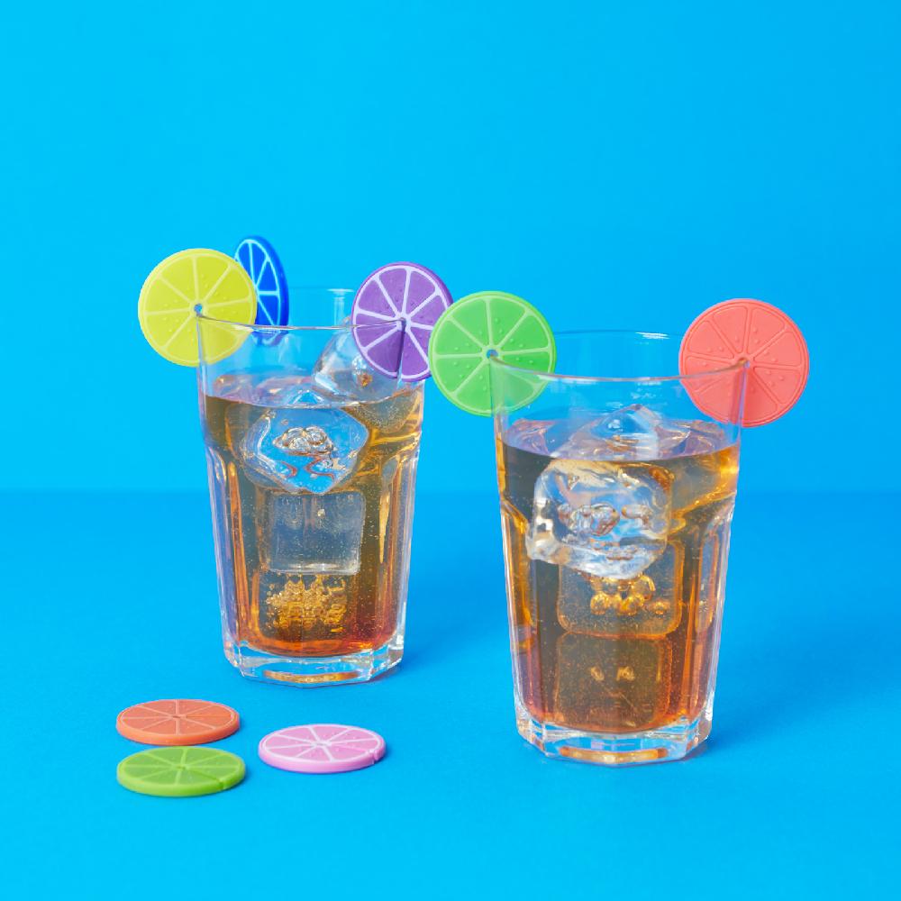 Trendform Trinkglasmarkierer FRUIT PARTY 8er Assortiert