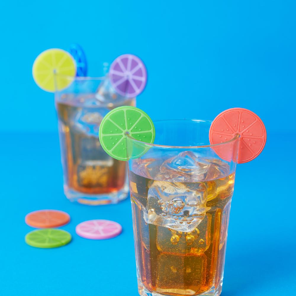 Trendform Trinkglasmarkierer FRUIT PARTY 8er Assortiert