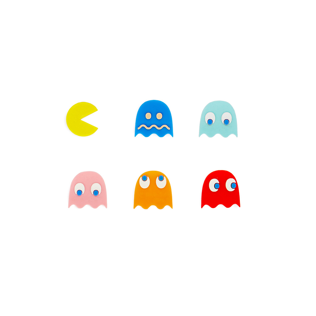 Trendform Trinkglasmarkierer PAC-MAN 6er Assortiert