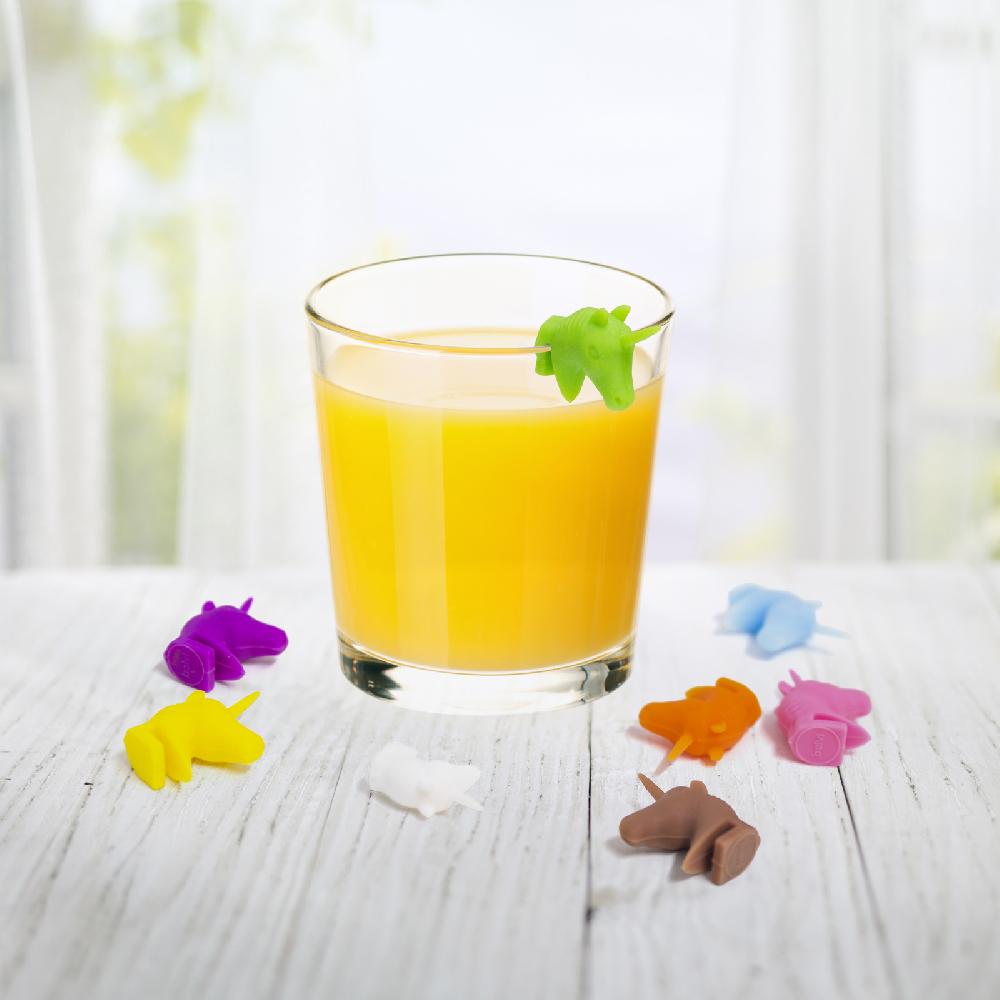 Trendform Trinkglasmarkierer UNICORN 8er Assortiert