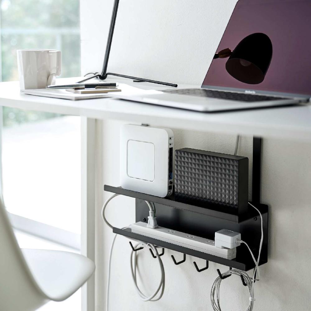 Trendform Untertisch-Kabel-/Router-Organizer SMART Schwarz