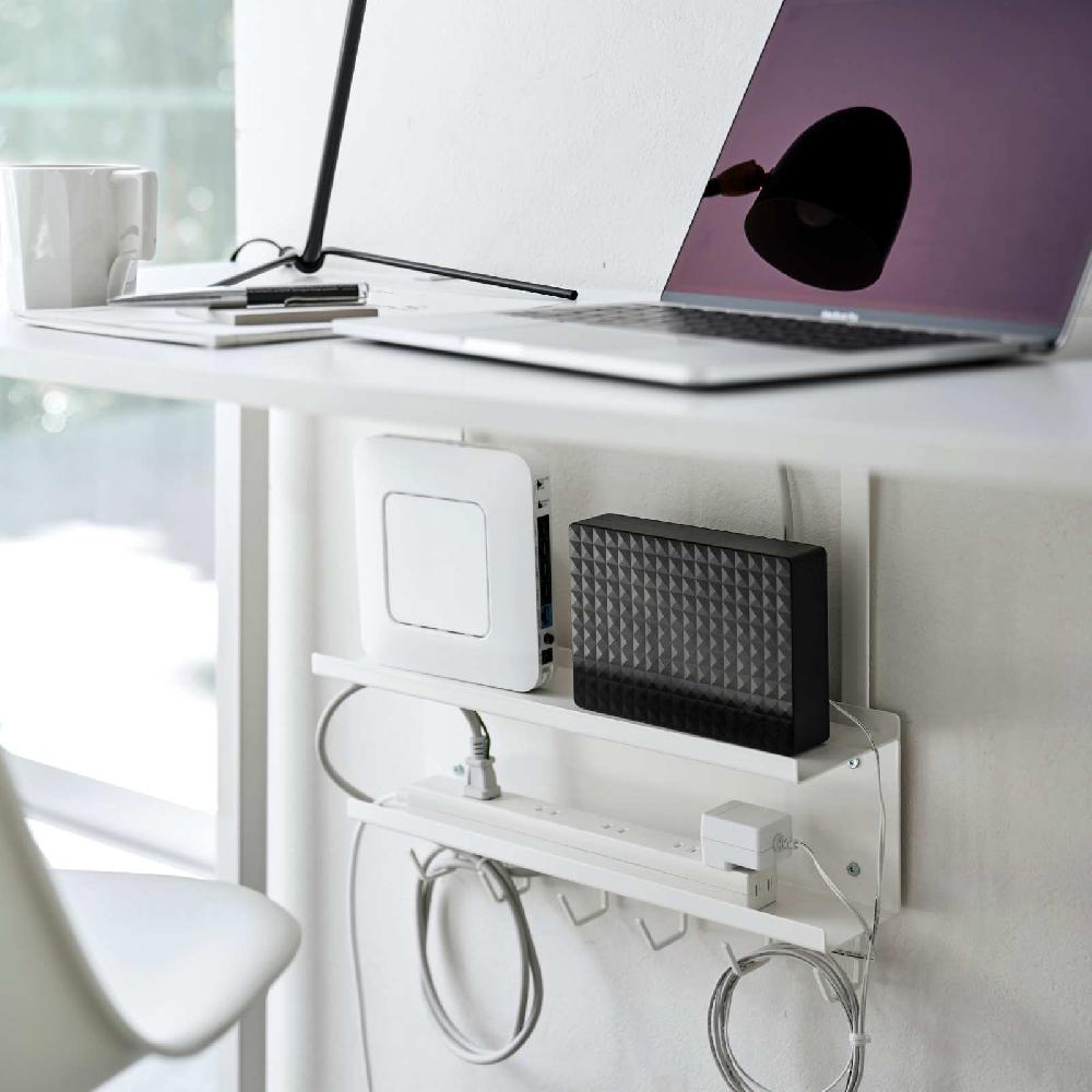 Trendform Untertisch-Kabel-/Router-Organizer SMART Weiss